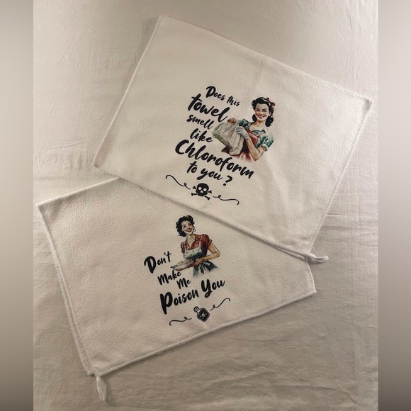 Kitchen Towels Set of 2 - Picture 2 of 12